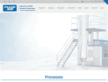 Tablet Screenshot of fluidairinc.com